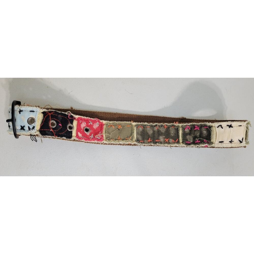Patchwork Belt Multi-Colored Size 0-1 Small Hippi… - image 3